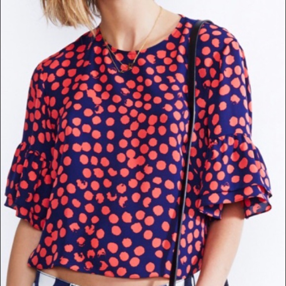 Rebecca Minkoff Polka Dot Blouse